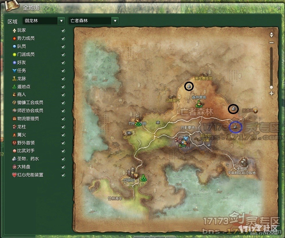 剑灵御龙林大漠圣物矿分布图_剑灵大漠圣物